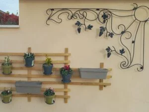 décoration et fleurs façade extérieur
