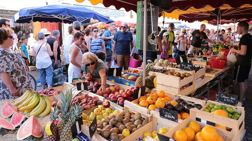 marché l'isle sur la saorgue