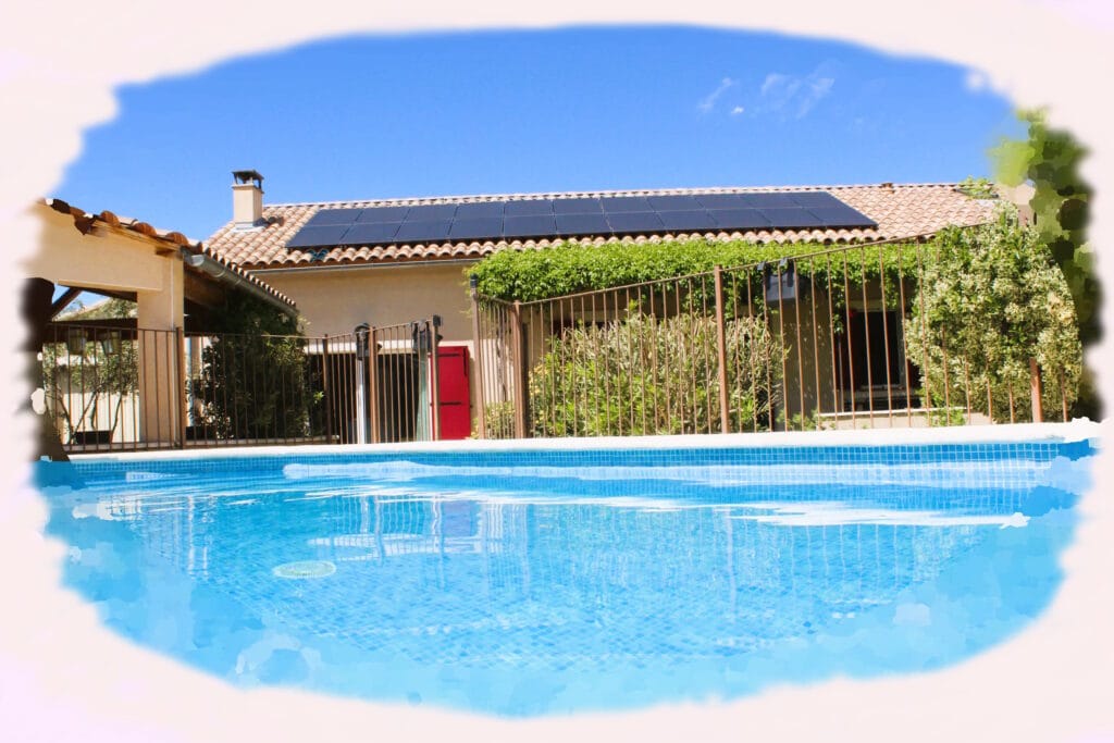 house with pool